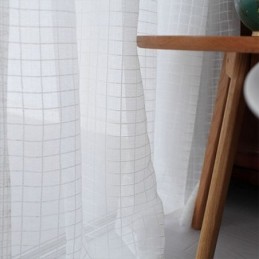 Cortinas Transparentes Modernas De Tule Para Janelas De Sala De Estar E Quarto