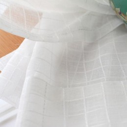 Cortinas Transparentes Modernas De Tule Para Janelas De Sala De Estar E Quarto