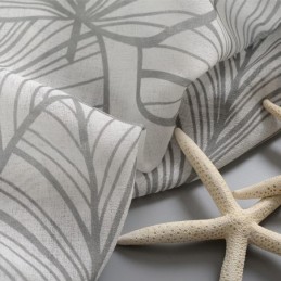 Cortina Estampada Com Folhas Sob Medida, Cortina De Tule Transparente Para Sala De Estar E Quarto