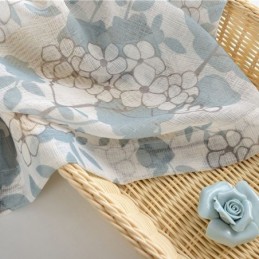 Cortinas De Tule Transparente Com Estampa De Flores Para Sala De Estar E Quarto