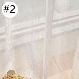 Cortina De Tule Moderna Com Tela Jacquard Sob Medida Para Sala De Estar E Quarto