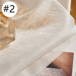 Cortina De Tule Moderna Com Tela Jacquard Sob Medida Para Sala De Estar E Quarto