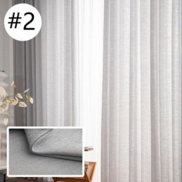 Cortinas De Tule De Cor Sólida, Tela De Janela Nórdica Para Sala De Estar