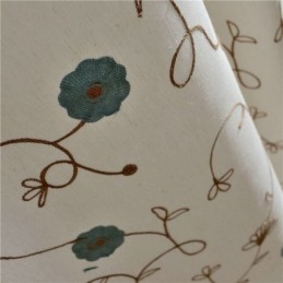 Cortina Japonesa Simples Feita Sob Medida, Cortina Com Bordado Fresco
