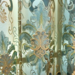 Cortina Transparente Europeia Elegante Feita Sob Medida Para Sala De Estar E Quarto