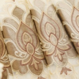 Cortina De Janela Bordada Europeia Feita Sob Medida Cortinas Transparentes Florais Requintadas Para Sala De Estar Villa Hall