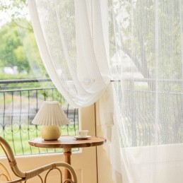 Cortinas De Tule Espinha De Peixe Para Janela De Sala De Estar E Quarto