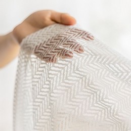 Cortinas De Tule Espinha De Peixe Para Janela De Sala De Estar E Quarto