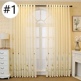 Cortinas De Tule Bordadas Com Desenhos Animados Para Janelas Decorativas Para Quarto
