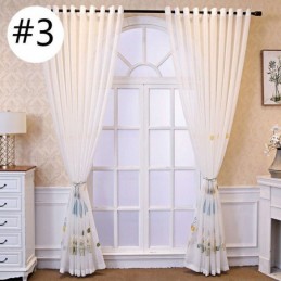 Cortinas De Tule Bordadas Com Desenhos Animados Para Janelas Decorativas Para Quarto