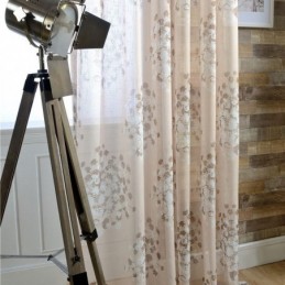 Cortina De Janela De Tule Dente-De-Leão Feita Sob Medida Para Sala De Estar E Estudo