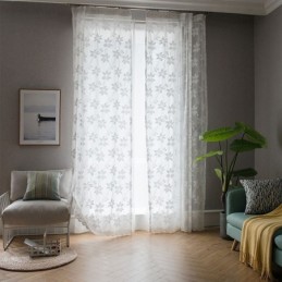 Cortinas De Tule Floral, Telas Delicadas, Cortinas Para Quarto E Sala De Estar