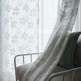 Cortinas De Tule Floral, Telas Delicadas, Cortinas Para Quarto E Sala De Estar