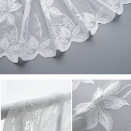 Cortinas De Tule Floral, Telas Delicadas, Cortinas Para Quarto E Sala De Estar