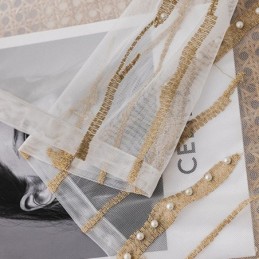 Cortina De Tule Voile Moderna Feita Sob Medida, Cortina Branca Transparente Para Sala De Estar E Quarto