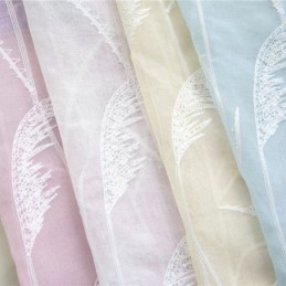 Telas Decorativas Para Janelas Cortinas De Tule Bordado Para Sala De Estar