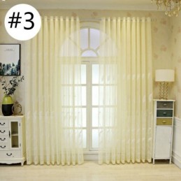 Telas Decorativas Para Janelas Cortinas De Tule Bordado Para Sala De Estar