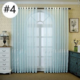 Telas Decorativas Para Janelas Cortinas De Tule Bordado Para Sala De Estar