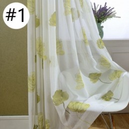 Cortina Elegante De Voile De Lótus Feita Sob Medida, Painel De Persianas Para Sala De Estar E Quarto