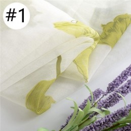 Cortina Elegante De Voile De Lótus Feita Sob Medida, Painel De Persianas Para Sala De Estar E Quarto