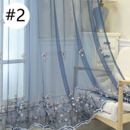Telas Decorativas Para Janelas Cortinas De Tule Bordado Para Sala De Estar