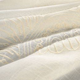 Cortinas De Tule Bordadas Com Flores, Tela De Janela Transparente Para Sala De Estar E Quarto