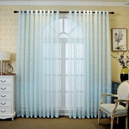 Cortinas De Tule Bordadas...