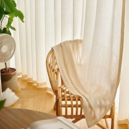 Cortinas De Tule Xadrez Puro Para Sala De Estar