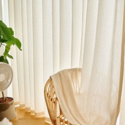 Cortinas De Tule Xadrez Puro Para Sala De Estar