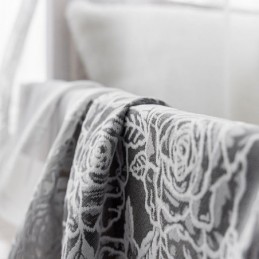 Cortina Moderna Com Design Floral Feita Sob Medida, Cortina De Tule Transparente Para Sala De Estar E Quarto