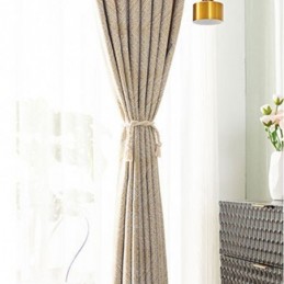Cortina Geométrica De Luxo Sob Medida, Cortina Blackout Jacquard Para Sala De Estar E Quarto