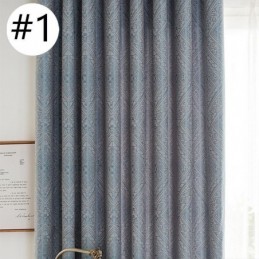 Cortina Geométrica De Luxo Sob Medida, Cortina Blackout Jacquard Para Sala De Estar E Quarto