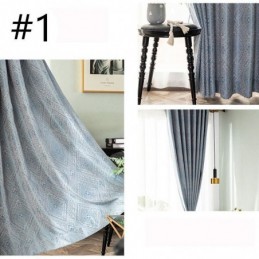 Cortina Geométrica De Luxo Sob Medida, Cortina Blackout Jacquard Para Sala De Estar E Quarto