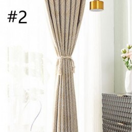Cortina Geométrica De Luxo Sob Medida, Cortina Blackout Jacquard Para Sala De Estar E Quarto