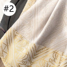 Cortina Geométrica De Luxo Sob Medida, Cortina Blackout Jacquard Para Sala De Estar E Quarto