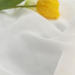 Cortina Moderna De Tule Branco Feita Sob Medida Com Penas Transparentes Para Sala De Estar
