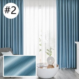Cortinas Blackout De Seda E Algodão De Design Luxuoso Para Quarto Em Cores Sólidas