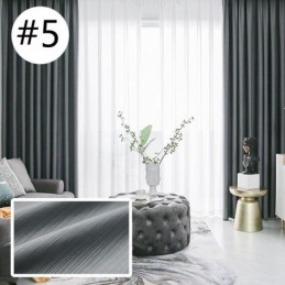 Cortinas Blackout De Seda E Algodão De Design Luxuoso Para Quarto Em Cores Sólidas