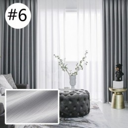 Cortinas Blackout De Seda E Algodão De Design Luxuoso Para Quarto Em Cores Sólidas
