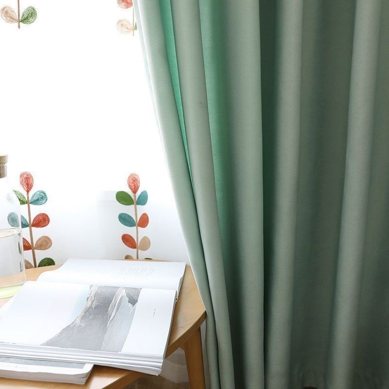 Cortinas Nórdicas De Veludo E Linho Em Cores Sólidas, Cortinas Blackout Feitas Sob Medida