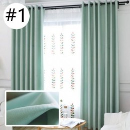 Cortinas Nórdicas De Veludo E Linho Em Cores Sólidas, Cortinas Blackout Feitas Sob Medida