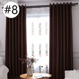 Cortinas Nórdicas De Veludo E Linho Em Cores Sólidas, Cortinas Blackout Feitas Sob Medida