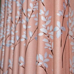 Cortina Blackout Sob Medida Cortina Estilo Americano Estampada Com Plantas
