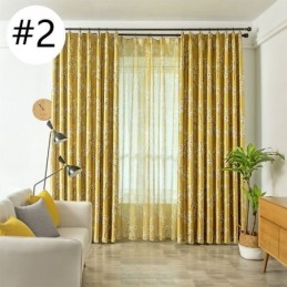 Cortina Blackout Sob Medida Cortina Estilo Americano Estampada Com Plantas