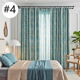 Cortina Blackout Sob Medida Cortina Estilo Americano Estampada Com Plantas