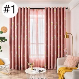 Cortina Blackout Sob Medida Cortina Estampada Flor Americana
