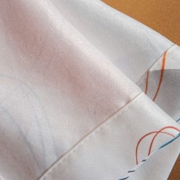 Cortinasestilo Nórdicocortinas Ovais Estampadas