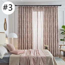 Cortina Sob Medida Cortina Estilo Americano Com Estampa De Plantas Semi Blackout