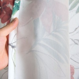 Cortinas Estilo Americano Estampadas Com Plantas