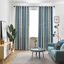 Cortina Blackout Sob Medida Cortina Hollow Star Com Transparência Para Quarto